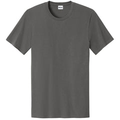Men's Easy Cotton Tee Lightweight Soft and Comfortable Everyday Wear-Charcoal