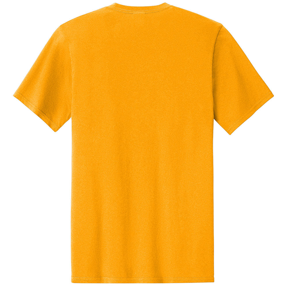 Men's Easy Cotton Tee Lightweight Soft and Comfortable Everyday Wear-Gold