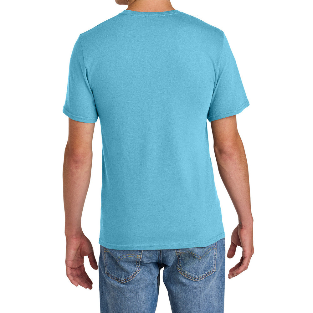 Men's Comfort Short Sleeve Easy Cotton Knit Collar T-shirt for Everyday Wear
