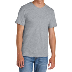 Men's Comfort Short Sleeve Easy Cotton Knit Collar T-shirt for Everyday Wear