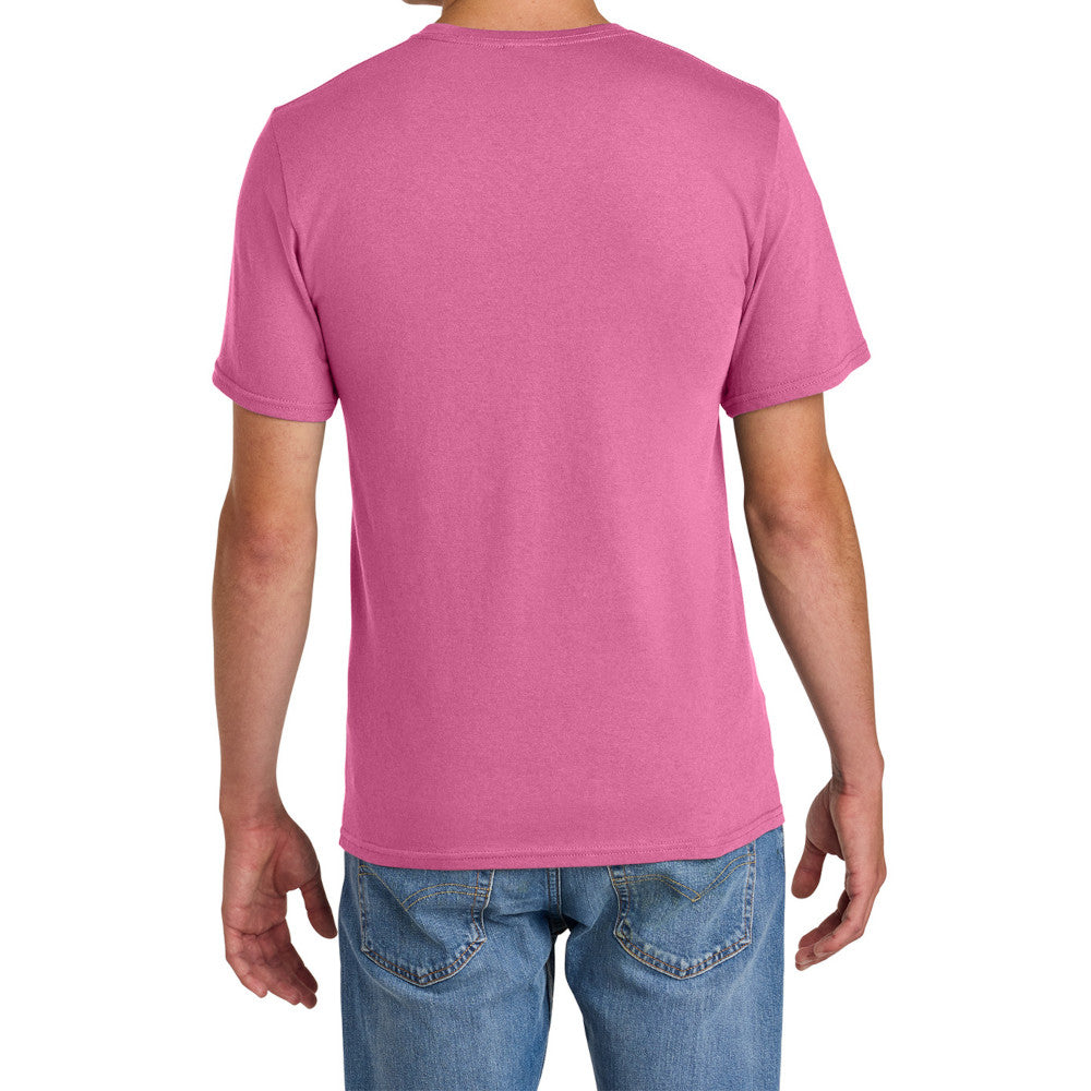 Men's Comfort Short Sleeve Easy Cotton Knit Collar T-shirt for Everyday Wear