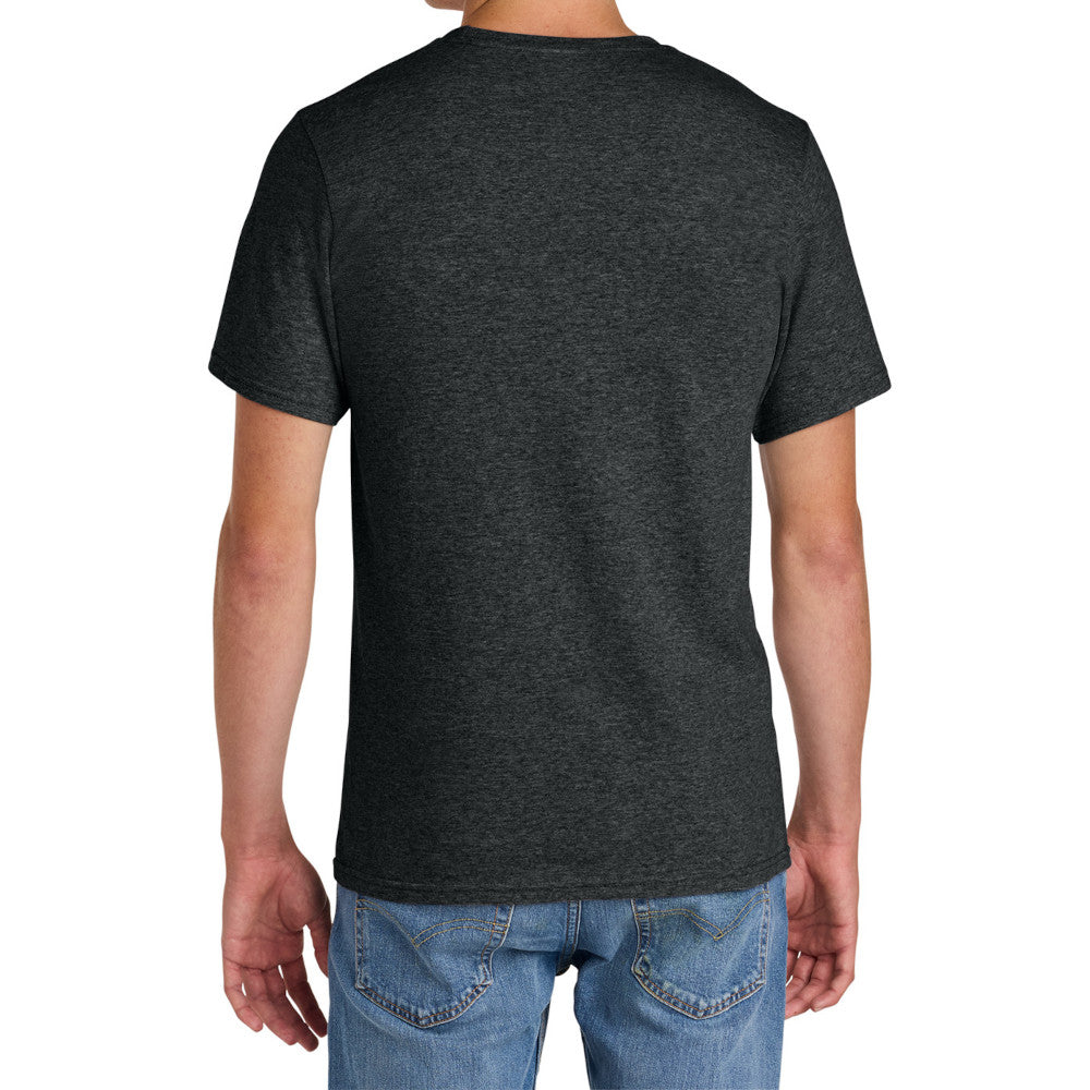 Men's Comfort Short Sleeve Easy Cotton Knit Collar T-shirt for Everyday Wear