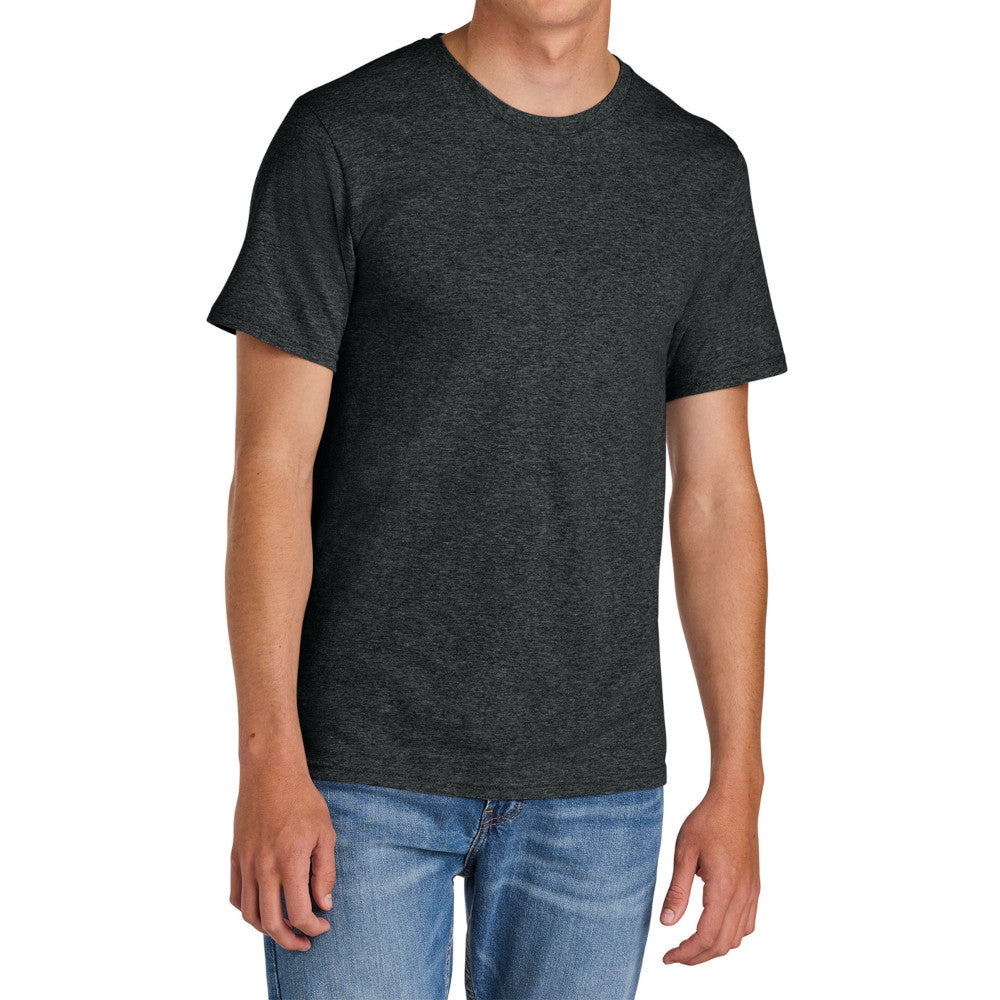 Men's Comfort Short Sleeve Easy Cotton Knit Collar T-shirt for Everyday Wear