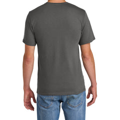 Men's Comfort Short Sleeve Easy Cotton Knit Collar T-shirt for Everyday Wear
