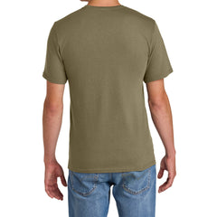Men's Comfort Short Sleeve Easy Cotton Knit Collar T-shirt for Everyday Wear