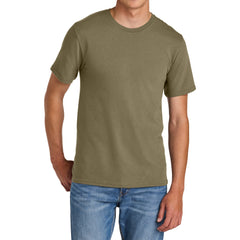 Men's Comfort Short Sleeve Easy Cotton Knit Collar T-shirt for Everyday Wear