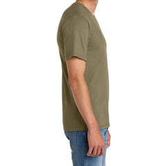 Men's Comfort Short Sleeve Easy Cotton Knit Collar T-shirt for Everyday Wear