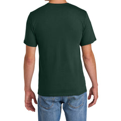 Men's Comfort Short Sleeve Easy Cotton Knit Collar T-shirt for Everyday Wear