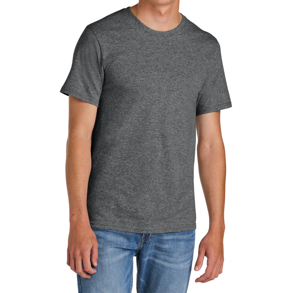 Men's Comfort Short Sleeve Easy Cotton Knit Collar T-shirt for Everyday Wear
