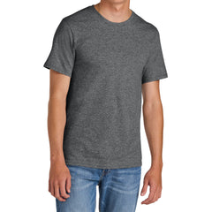 Men's Comfort Short Sleeve Easy Cotton Knit Collar T-shirt for Everyday Wear