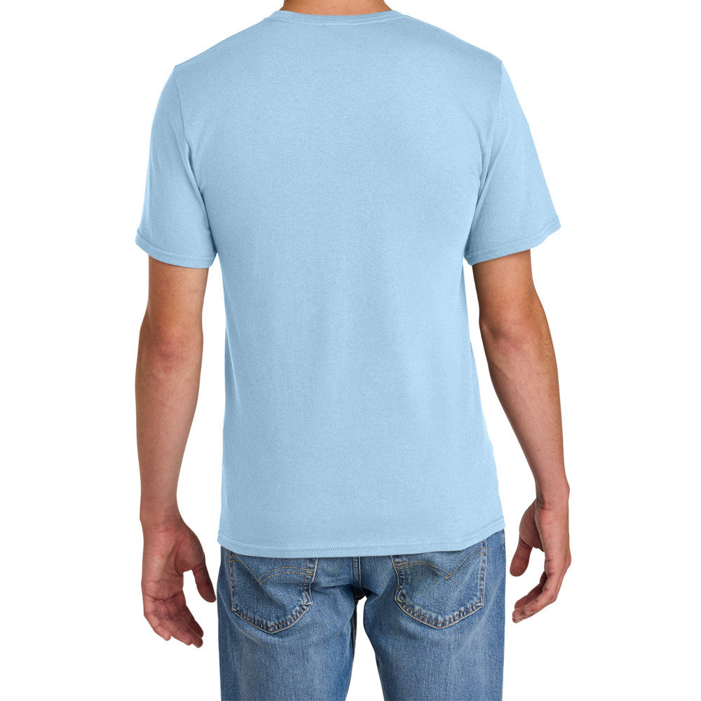 Men's Comfort Short Sleeve Easy Cotton Knit Collar T-shirt for Everyday Wear