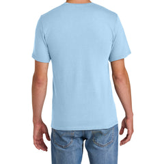 Men's Comfort Short Sleeve Easy Cotton Knit Collar T-shirt for Everyday Wear