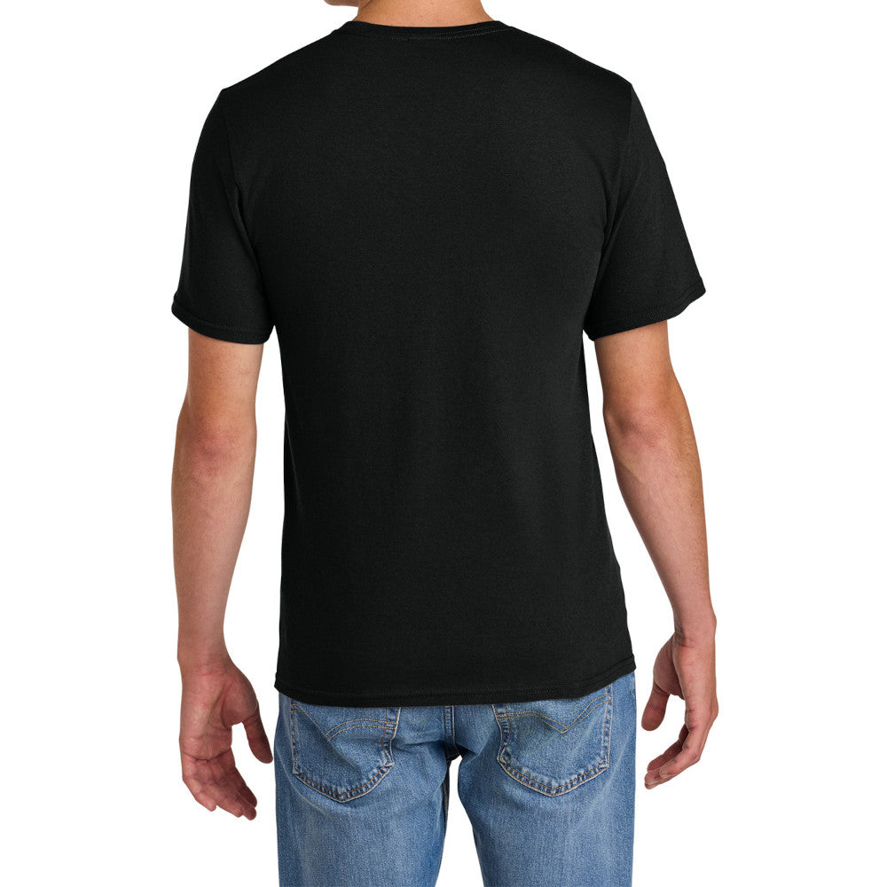 Men's Comfort Short Sleeve Easy Cotton Knit Collar T-shirt for Everyday Wear