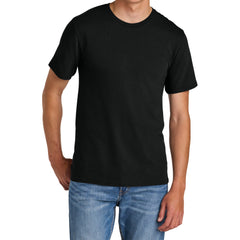 Men's Comfort Short Sleeve Easy Cotton Knit Collar T-shirt for Everyday Wear