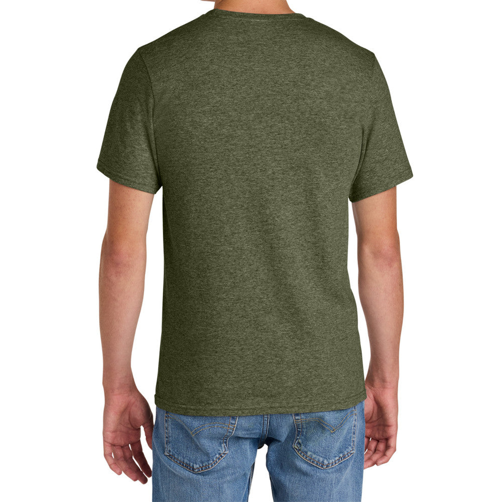 Men's Comfort Short Sleeve Easy Cotton Knit Collar T-shirt for Everyday Wear