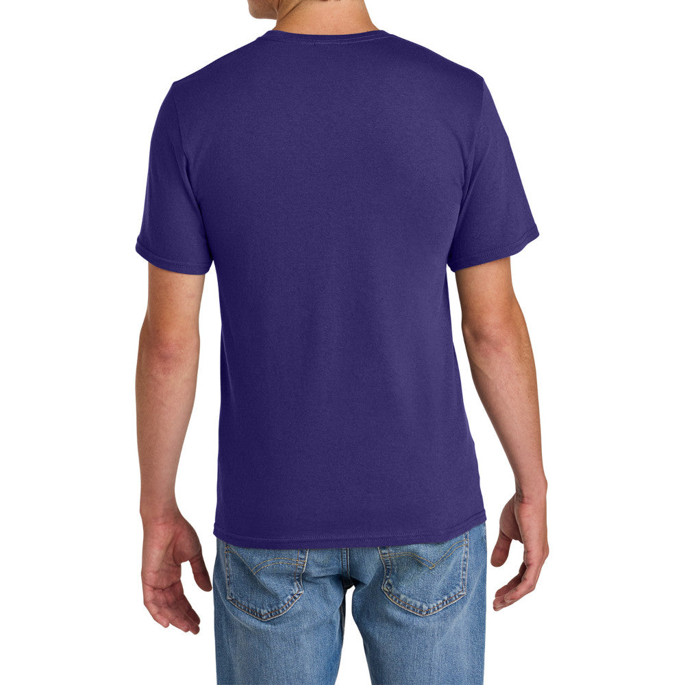 Men's Comfort Short Sleeve Easy Cotton Knit Collar T-shirt for Everyday Wear