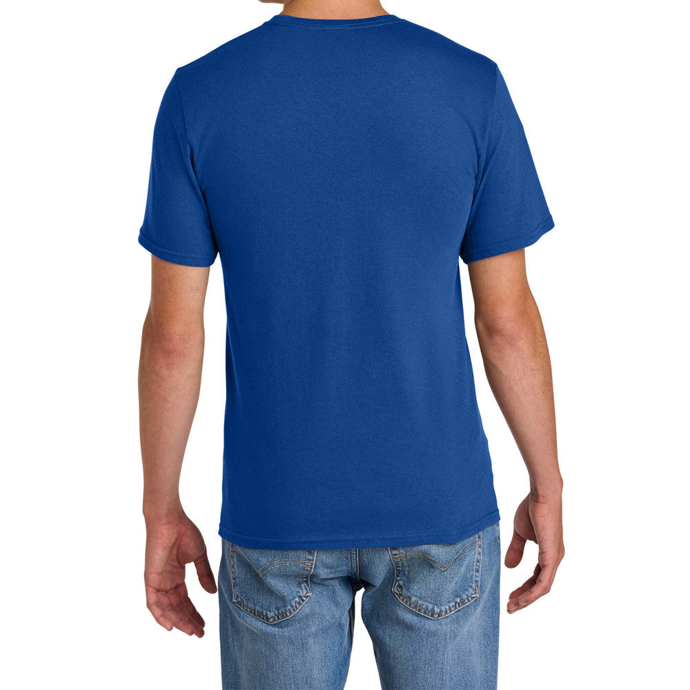 Men's Comfort Short Sleeve Easy Cotton Knit Collar T-shirt for Everyday Wear