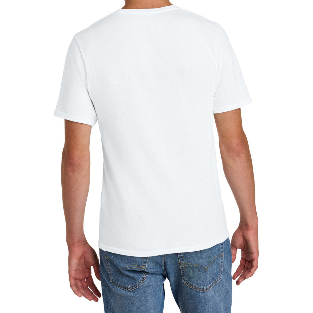 Men's Comfort Short Sleeve Easy Cotton Knit Collar T-shirt for Everyday Wear