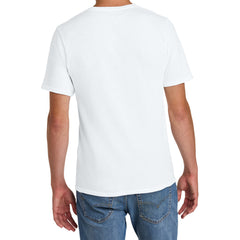 Men's Comfort Short Sleeve Easy Cotton Knit Collar T-shirt for Everyday Wear