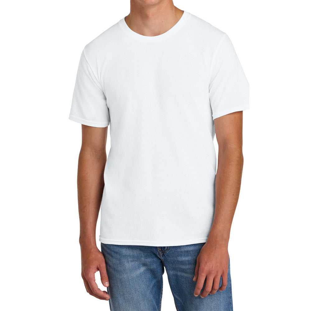 Men's Comfort Short Sleeve Easy Cotton Knit Collar T-shirt for Everyday Wear