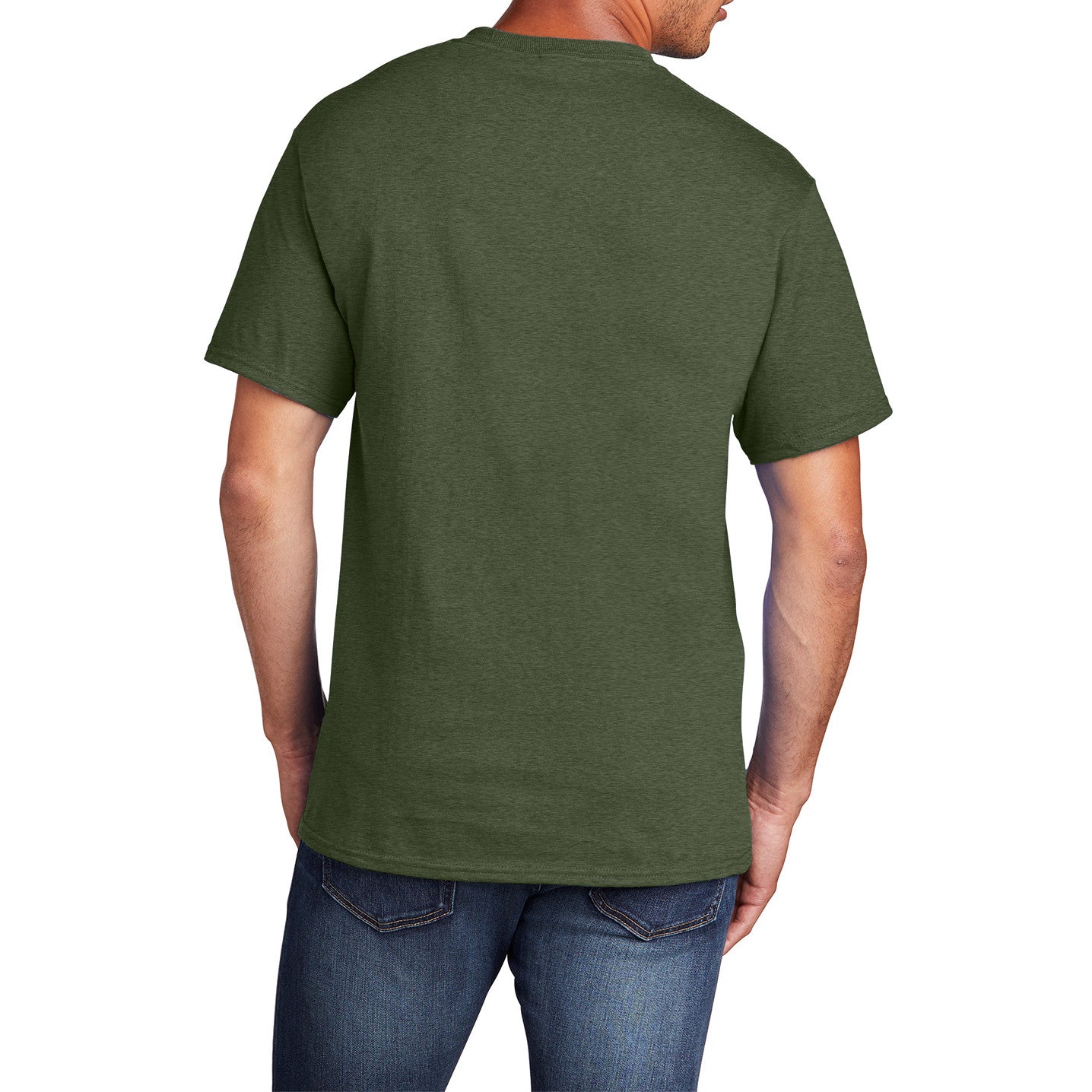 Core Cotton Tee - Olive Drab Green Heather