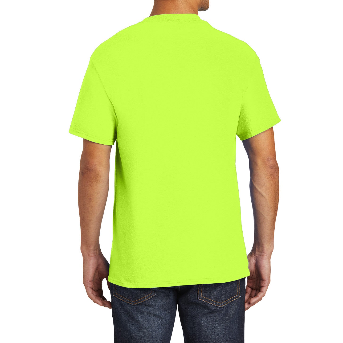 Men's Essential T Shirt with Pocket S. Green