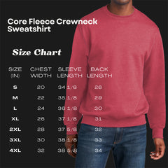 Men's Core Fleece Classic Crewneck Sweatshirt
