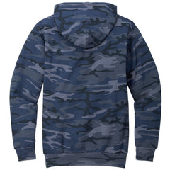 Mafoose Men's Core Fleece Classic Camo Pullover Hooded Sweatshirt Heather Navy Camo