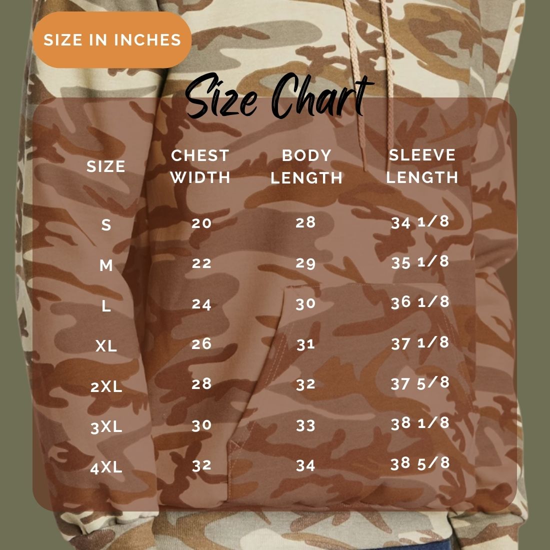 Men's Core Fleece Classic Camo Pullover Hooded Sweatshirt