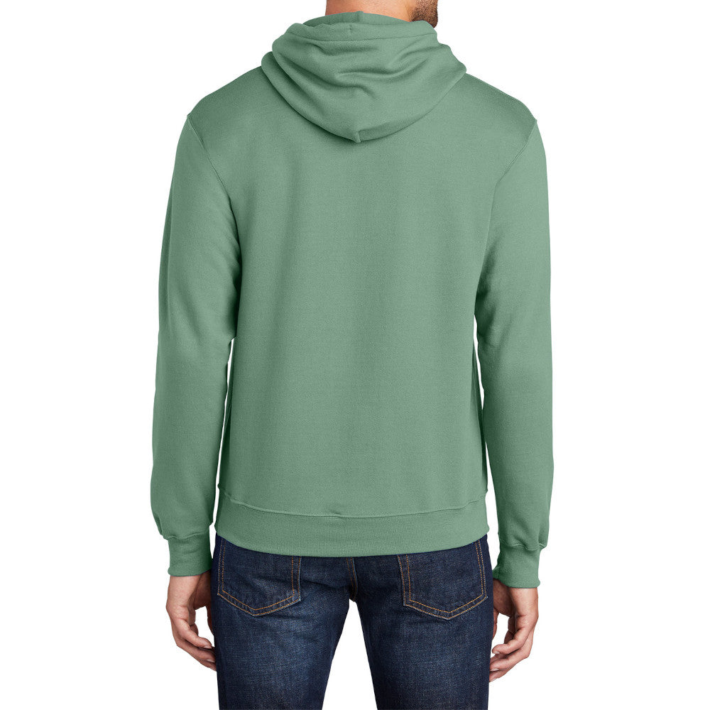 Men's Long Sleeve Core Poly Fleece Pullover Hooded Cozy Sweatshirt
