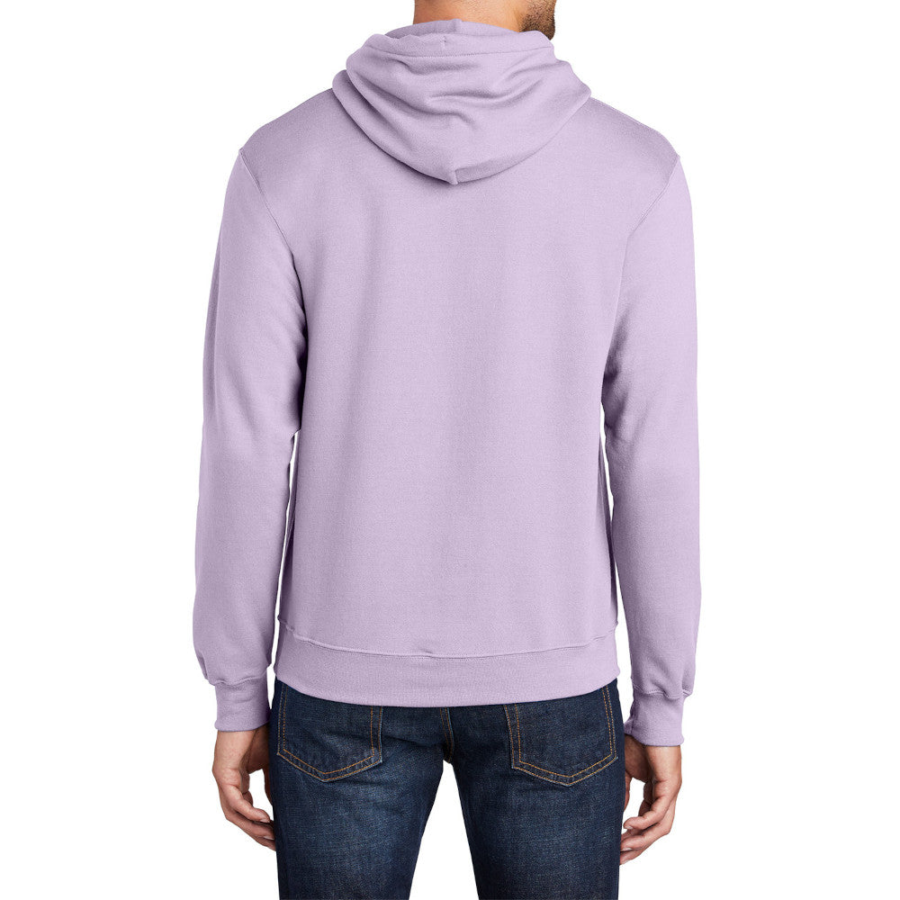 Men's Long Sleeve Core Poly Fleece Pullover Hooded Cozy Sweatshirt