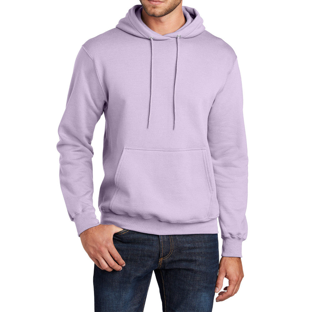 Men's Long Sleeve Core Poly Fleece Pullover Hooded Cozy Sweatshirt