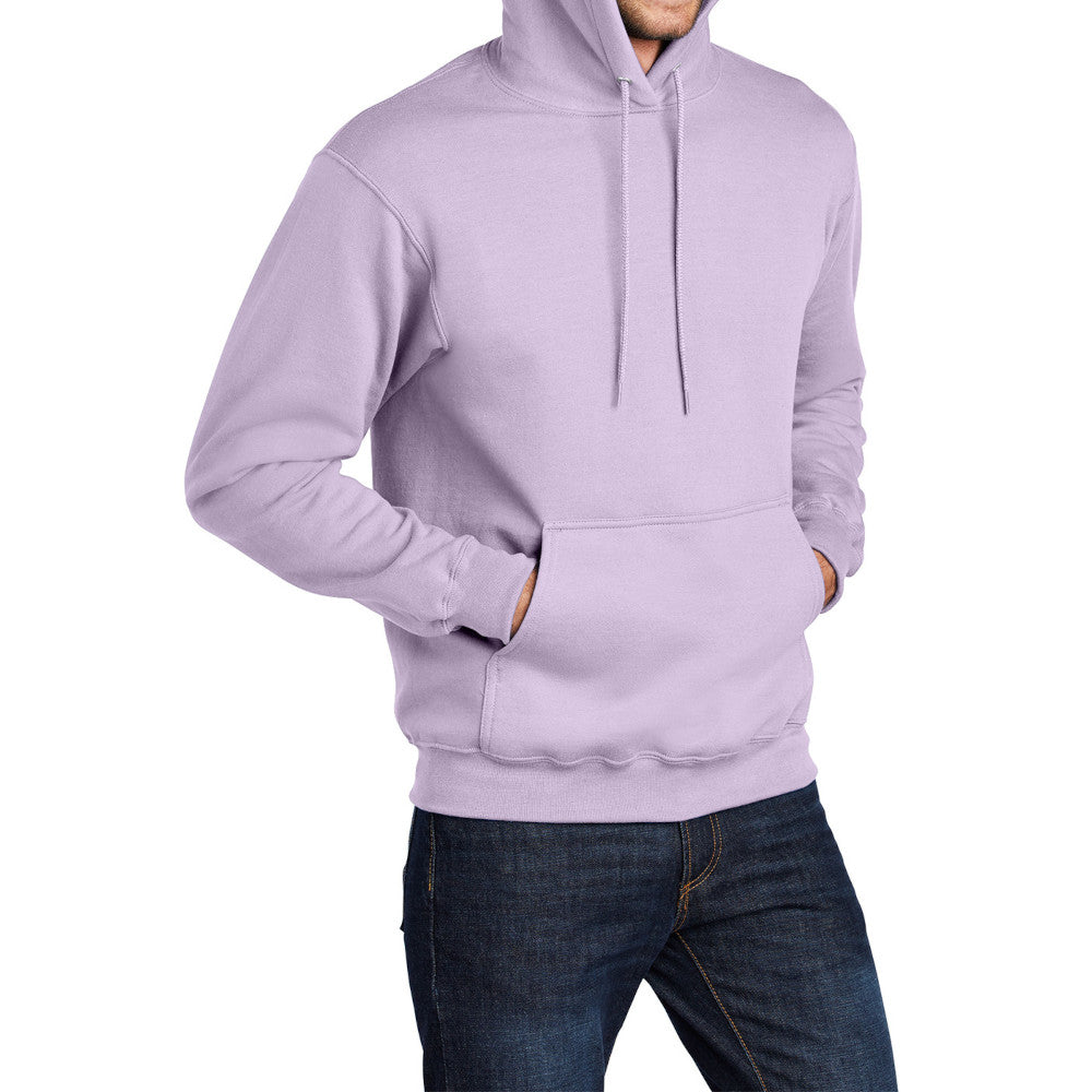 Men's Long Sleeve Core Poly Fleece Pullover Hooded Cozy Sweatshirt