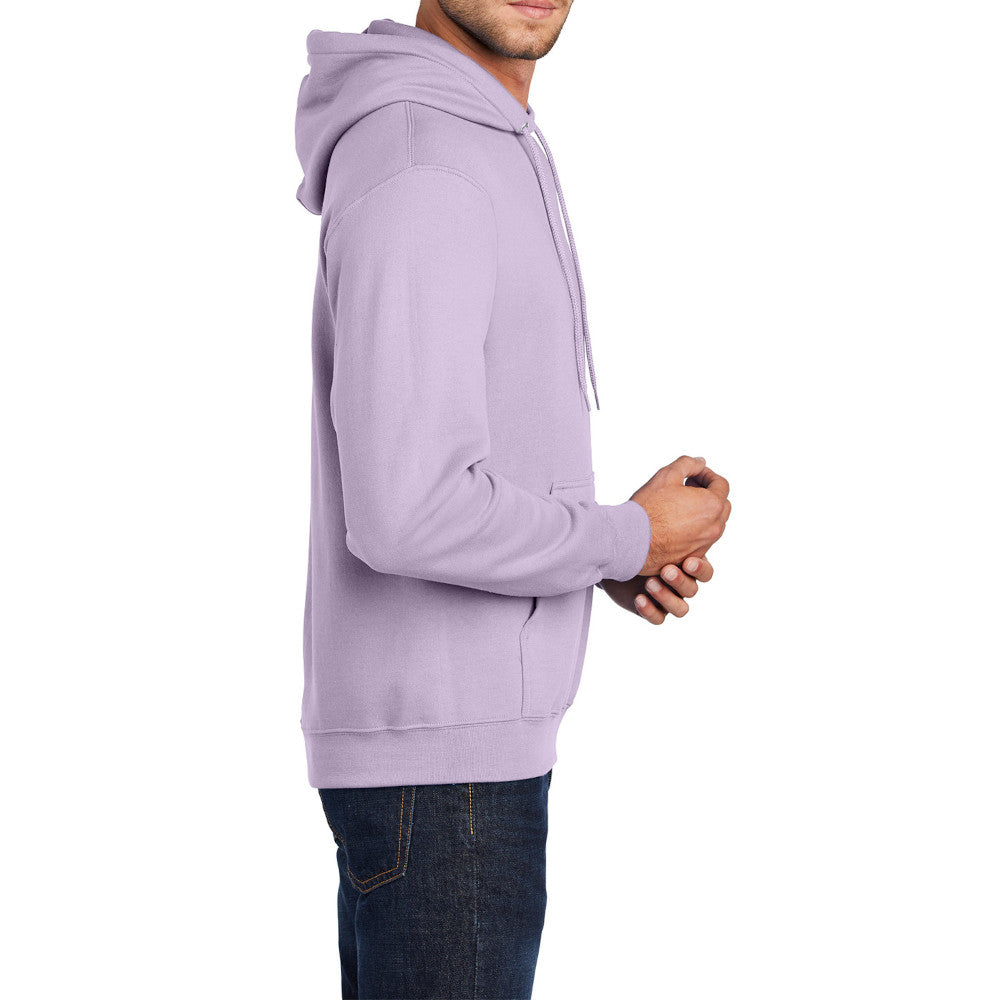 Men's Long Sleeve Core Poly Fleece Pullover Hooded Cozy Sweatshirt