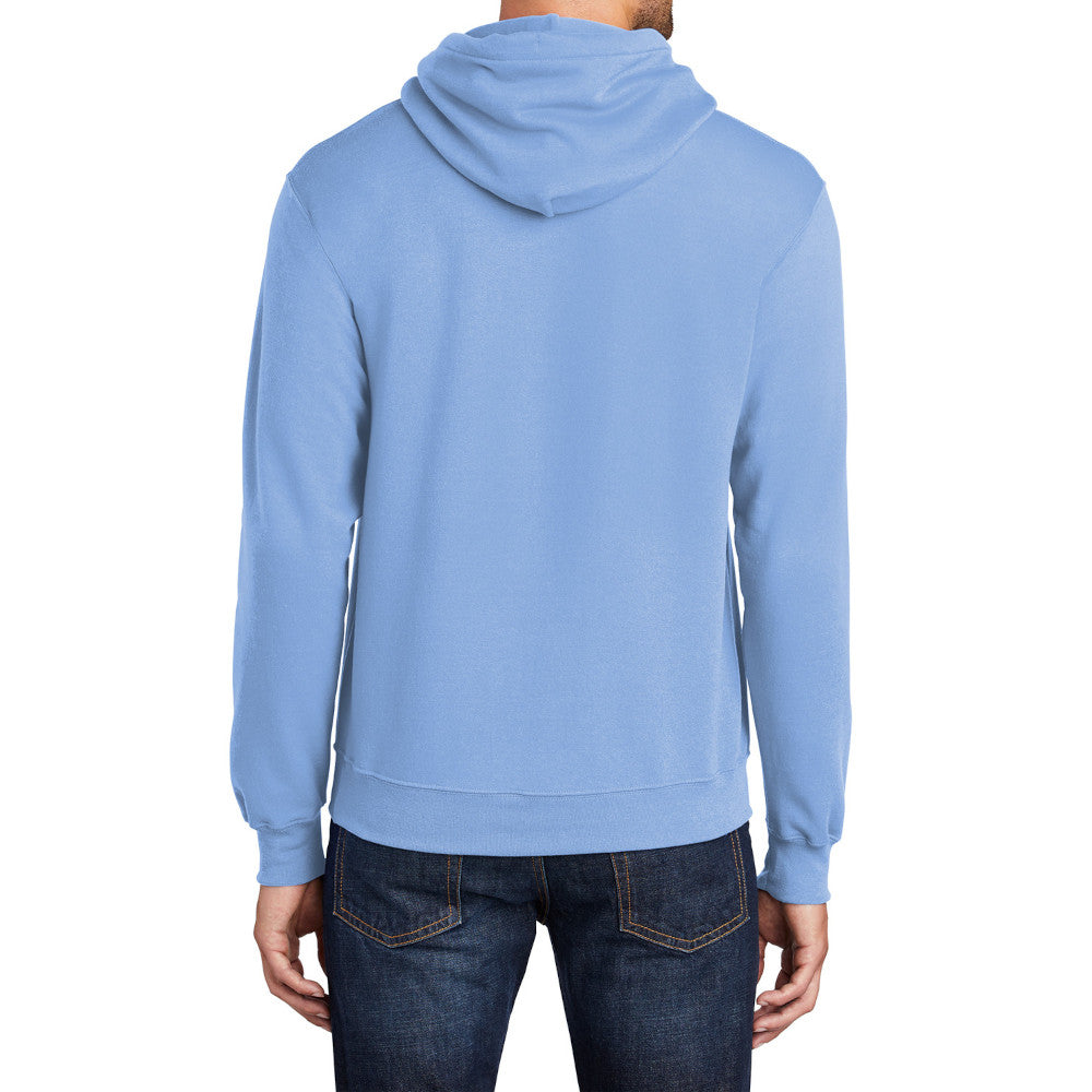 Men's Long Sleeve Core Poly Fleece Pullover Hooded Cozy Sweatshirt