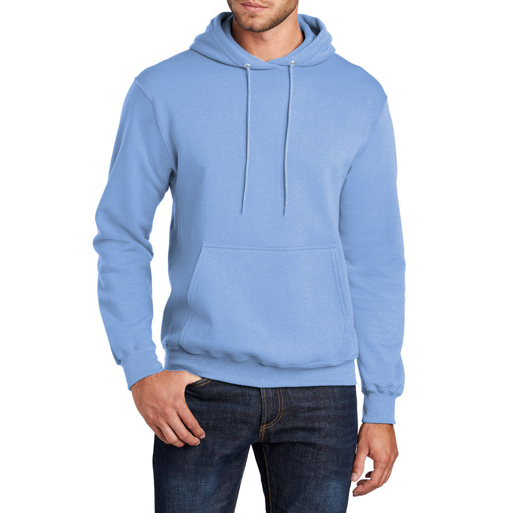 Men's Long Sleeve Core Poly Fleece Pullover Hooded Cozy Sweatshirt