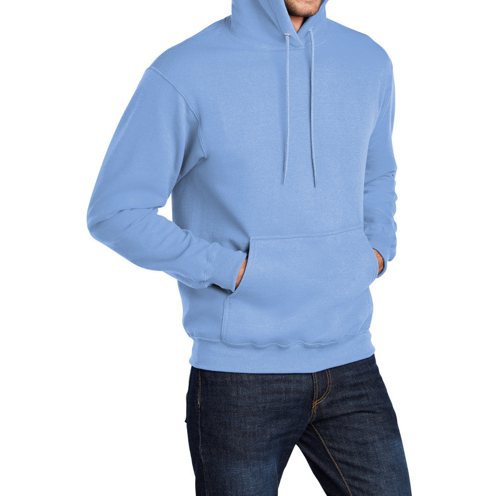 Men's Long Sleeve Core Poly Fleece Pullover Hooded Cozy Sweatshirt