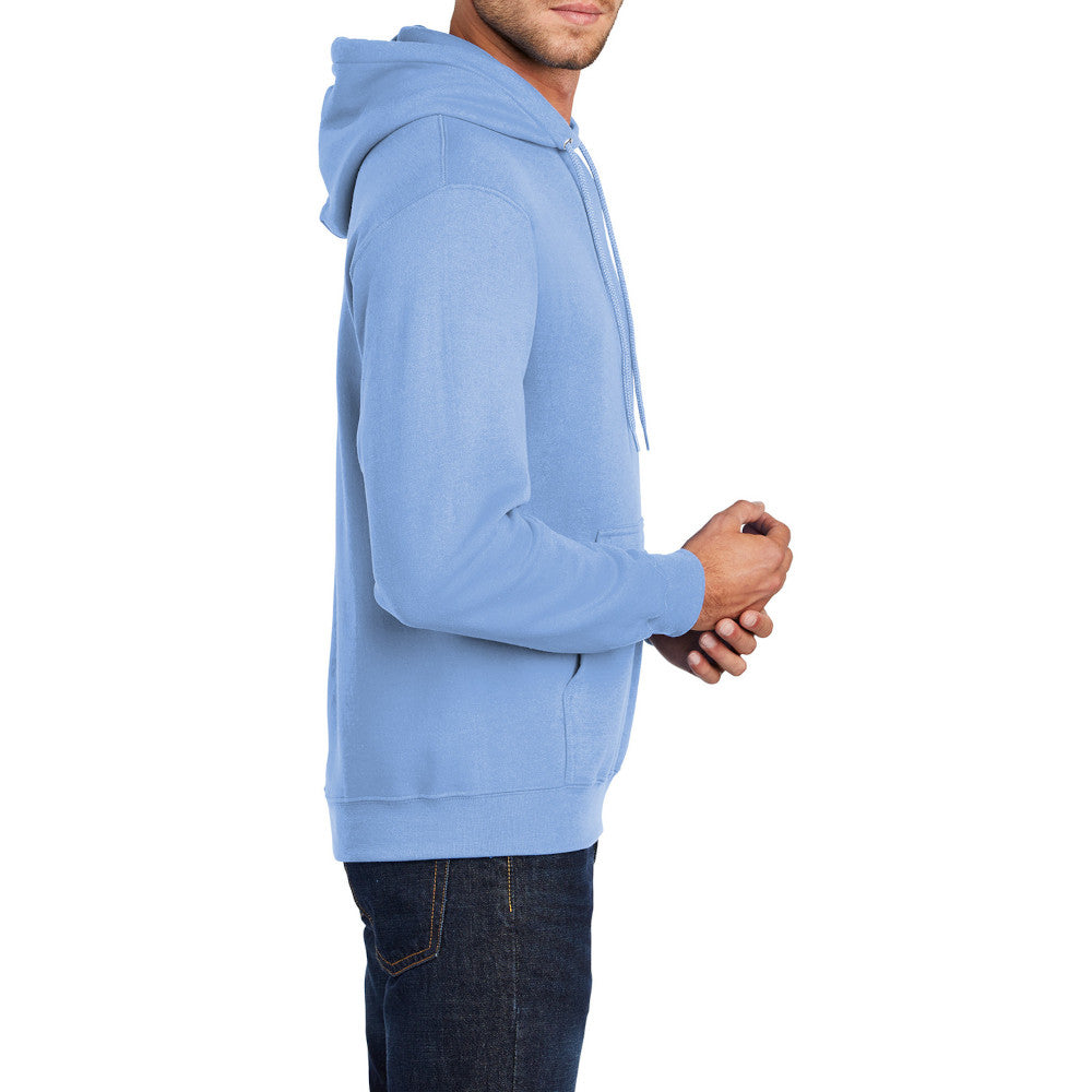 Men's Long Sleeve Core Poly Fleece Pullover Hooded Cozy Sweatshirt