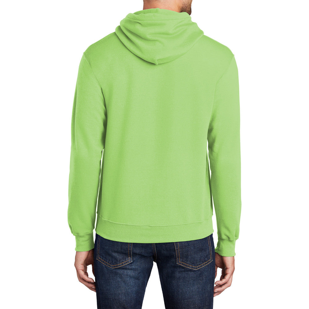 Men's Long Sleeve Core Poly Fleece Pullover Hooded Cozy Sweatshirt
