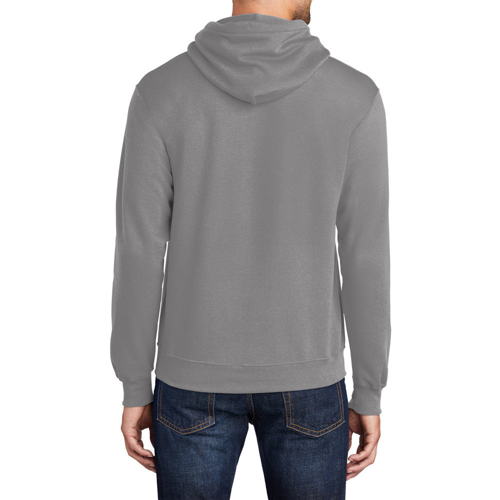 Men's Long Sleeve Core Poly Fleece Pullover Hooded Cozy Sweatshirt
