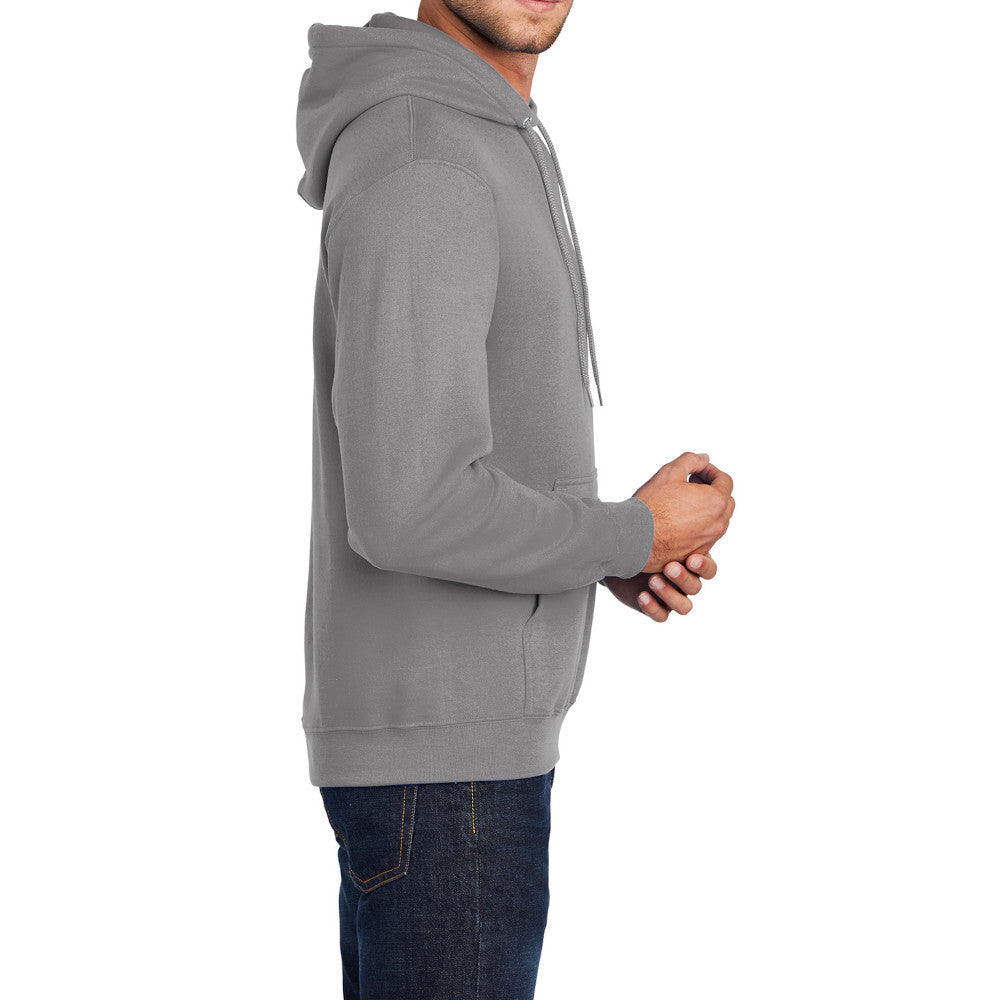 Men's Long Sleeve Core Poly Fleece Pullover Hooded Cozy Sweatshirt