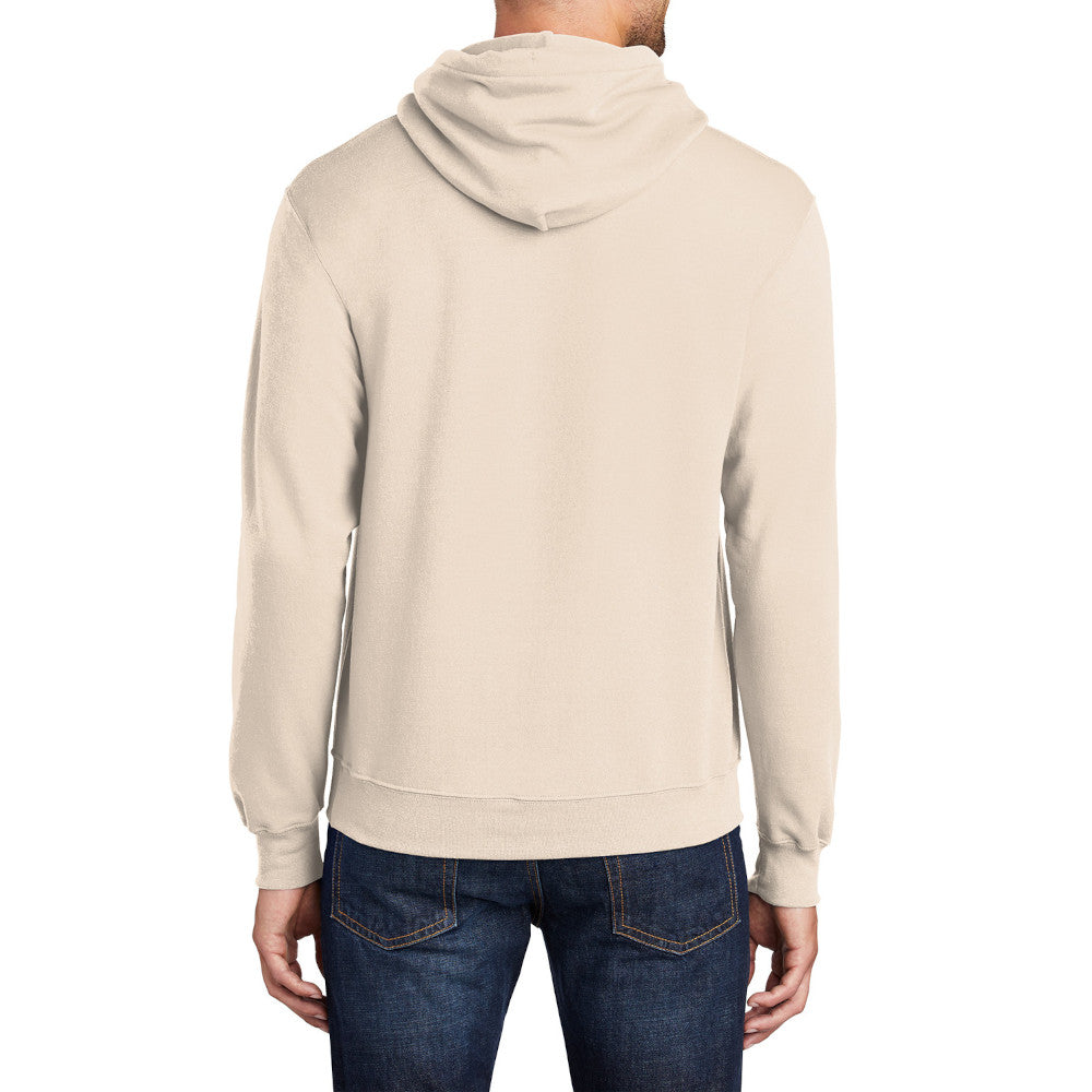 Men's Long Sleeve Core Poly Fleece Pullover Hooded Cozy Sweatshirt