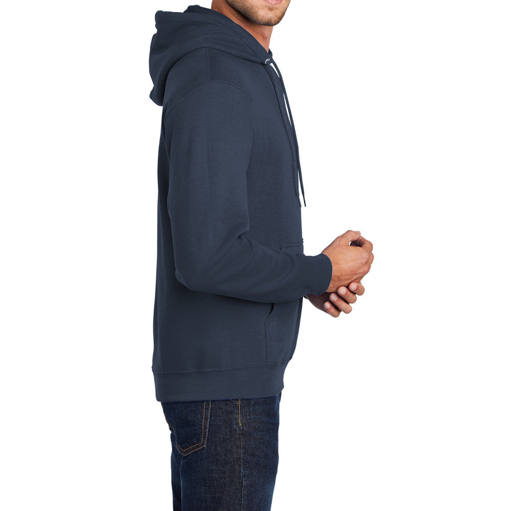 Men's Long Sleeve Core Poly Fleece Pullover Hooded Cozy Sweatshirt