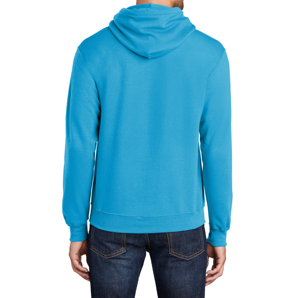 Men's Long Sleeve Core Poly Fleece Pullover Hooded Cozy Sweatshirt