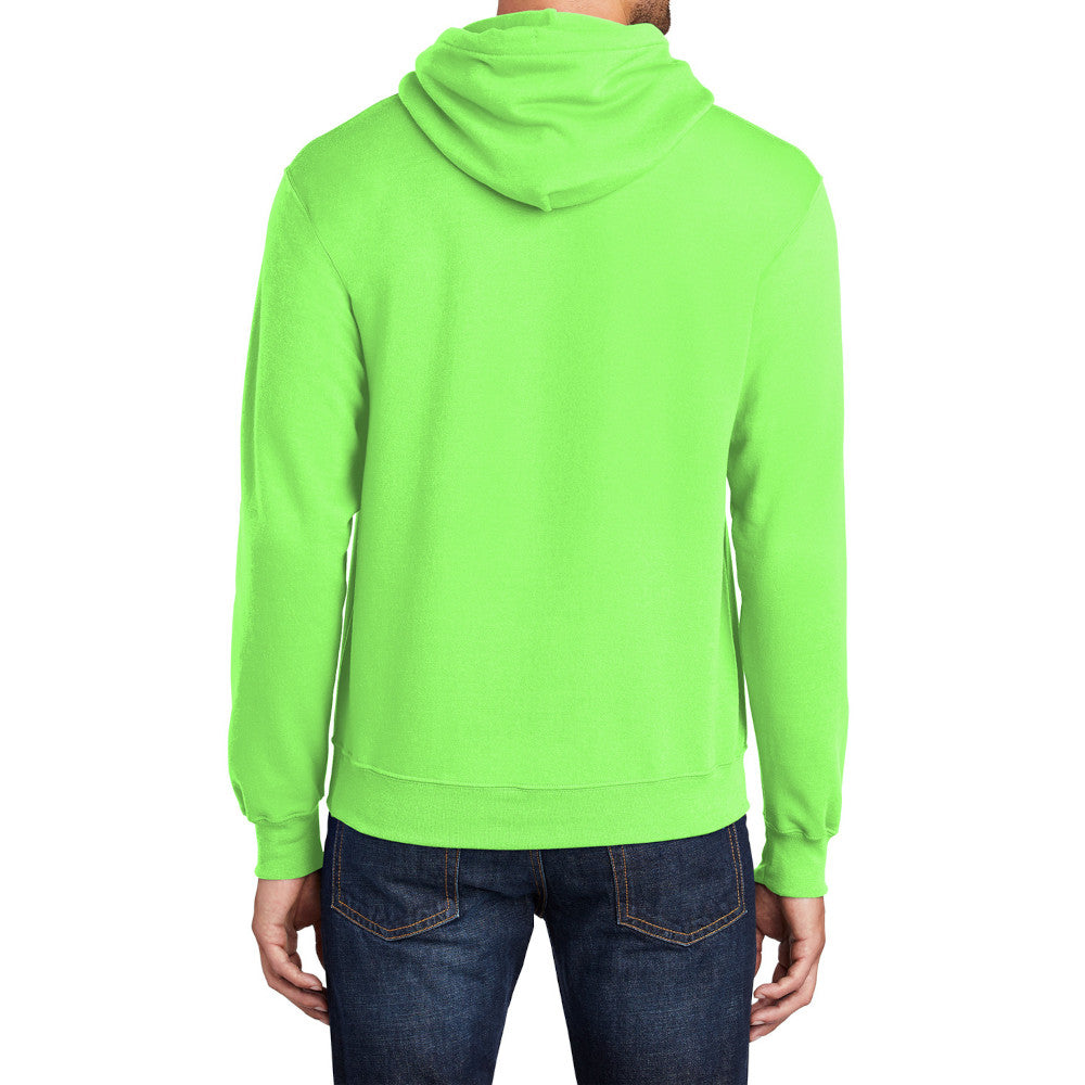 Men's Long Sleeve Core Poly Fleece Pullover Hooded Cozy Sweatshirt