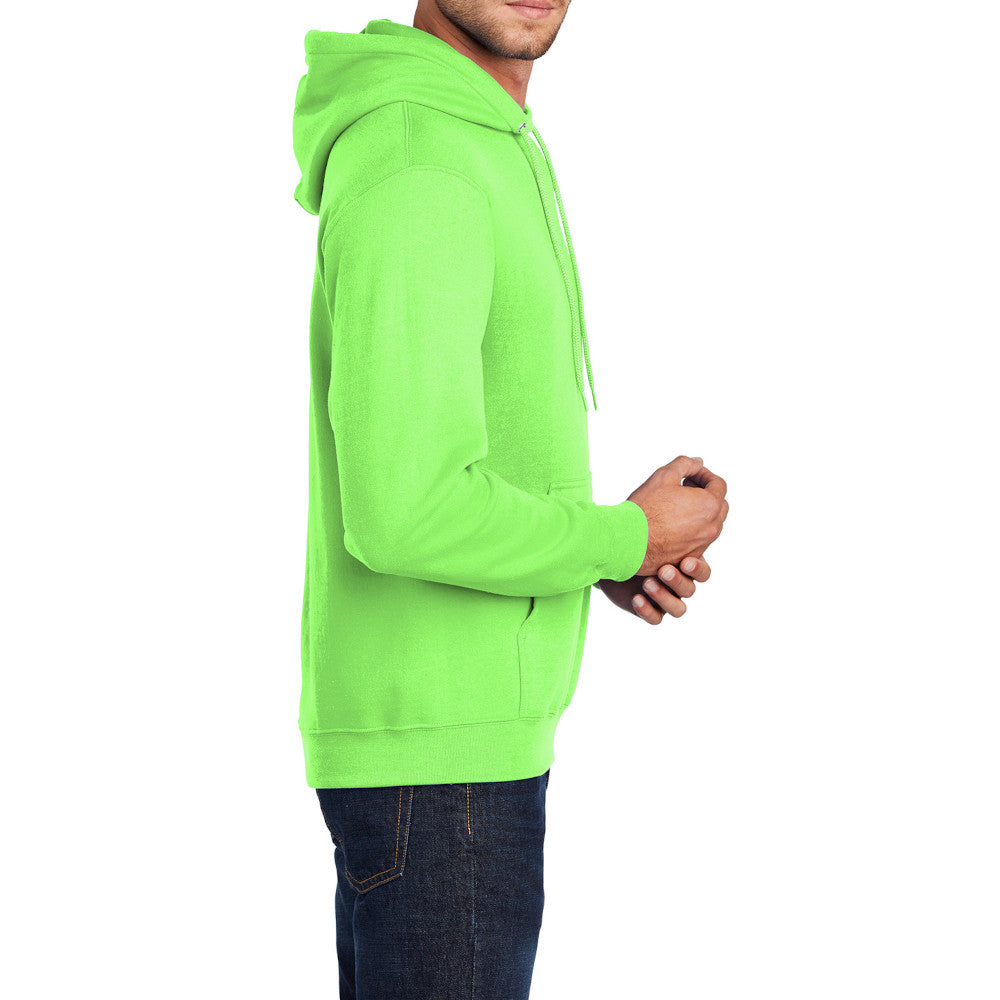 Men's Long Sleeve Core Poly Fleece Pullover Hooded Cozy Sweatshirt