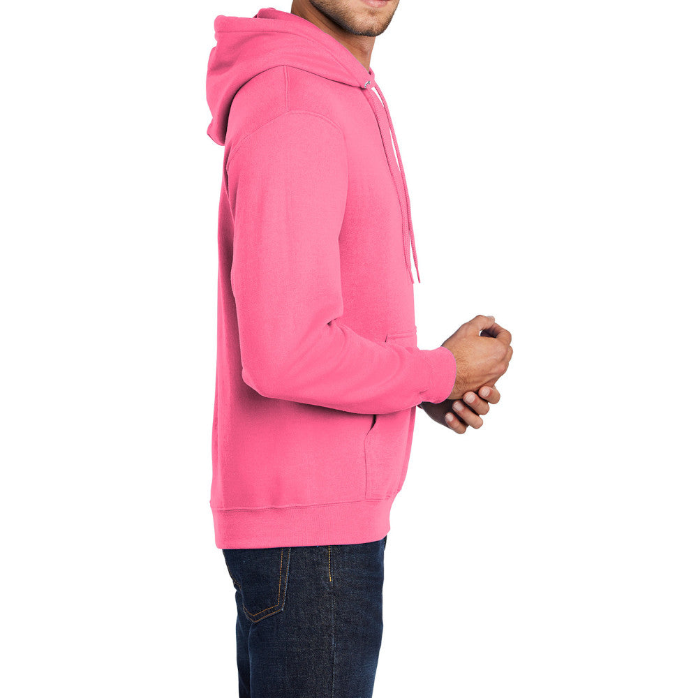 Men's Long Sleeve Core Poly Fleece Pullover Hooded Cozy Sweatshirt