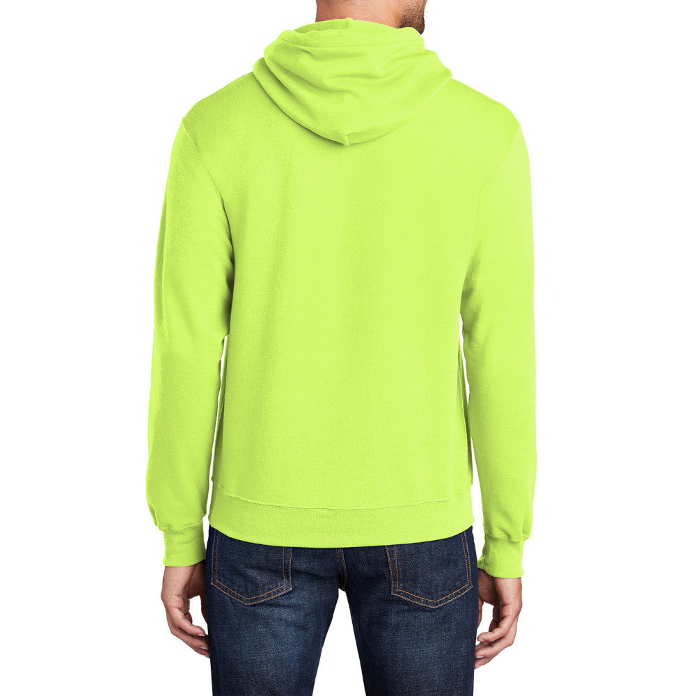 Men's Long Sleeve Core Poly Fleece Pullover Hooded Cozy Sweatshirt