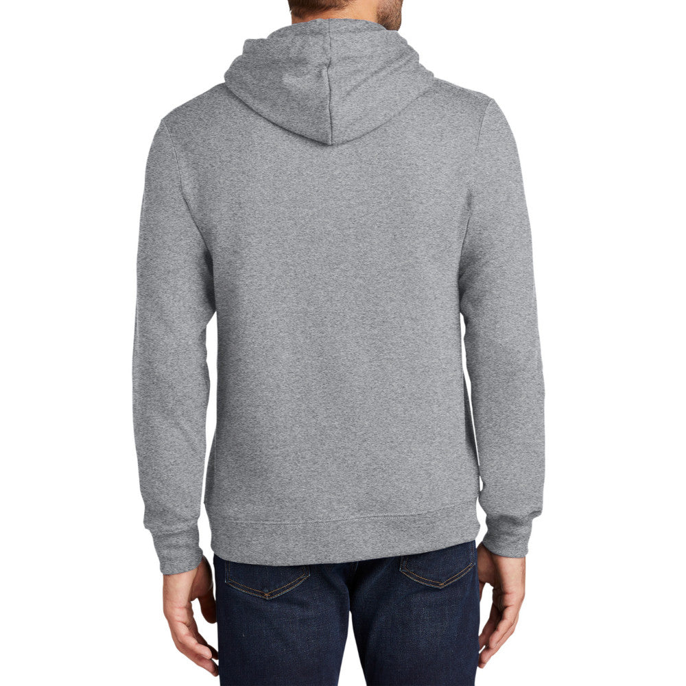 Men's Fan Favorite Fleece Hoodie Soft Cotton Blend Sports Team Colors DTG-Ready and Tag-Free Comfort-Athletic Heather