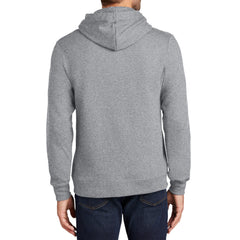 Men's Fan Favorite Fleece Hoodie Soft Cotton Blend Sports Team Colors DTG-Ready and Tag-Free Comfort-Athletic Heather